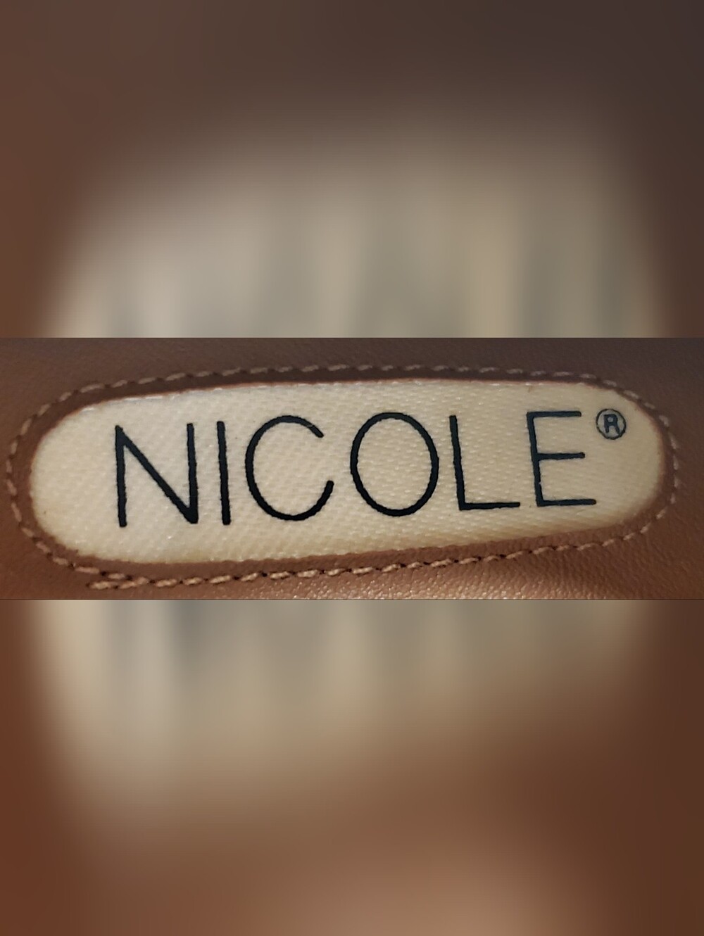 Nicole by Nicole Miller Victoria 7.5M Woven Leather Buckle Mules in Dark Brown - Picture 2 of 13